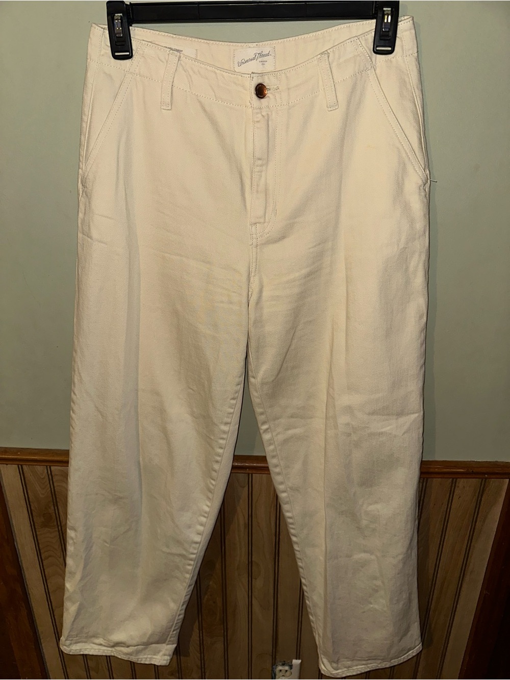 Universal Thread Wide-Leg Cream Pants